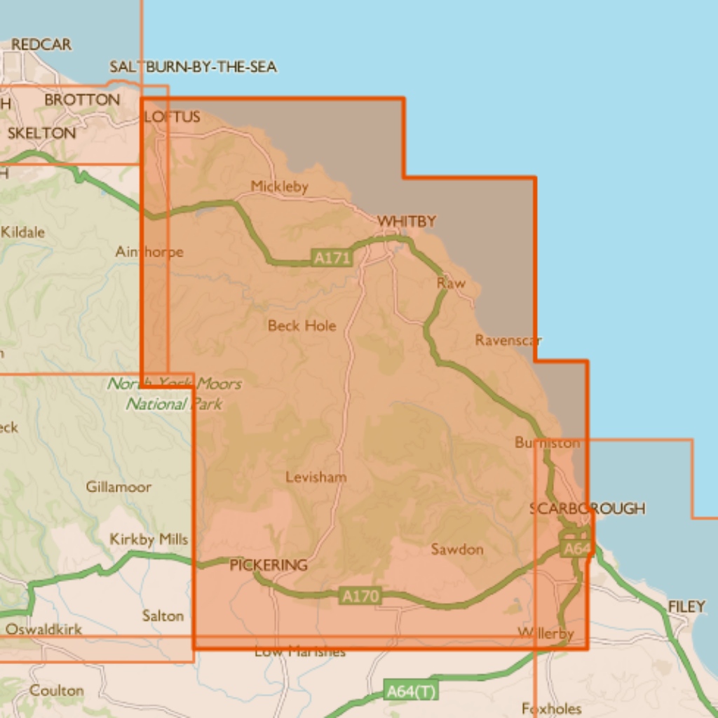 BACOutdoors: OS Explorer OL27 North York Moors - Eastern area