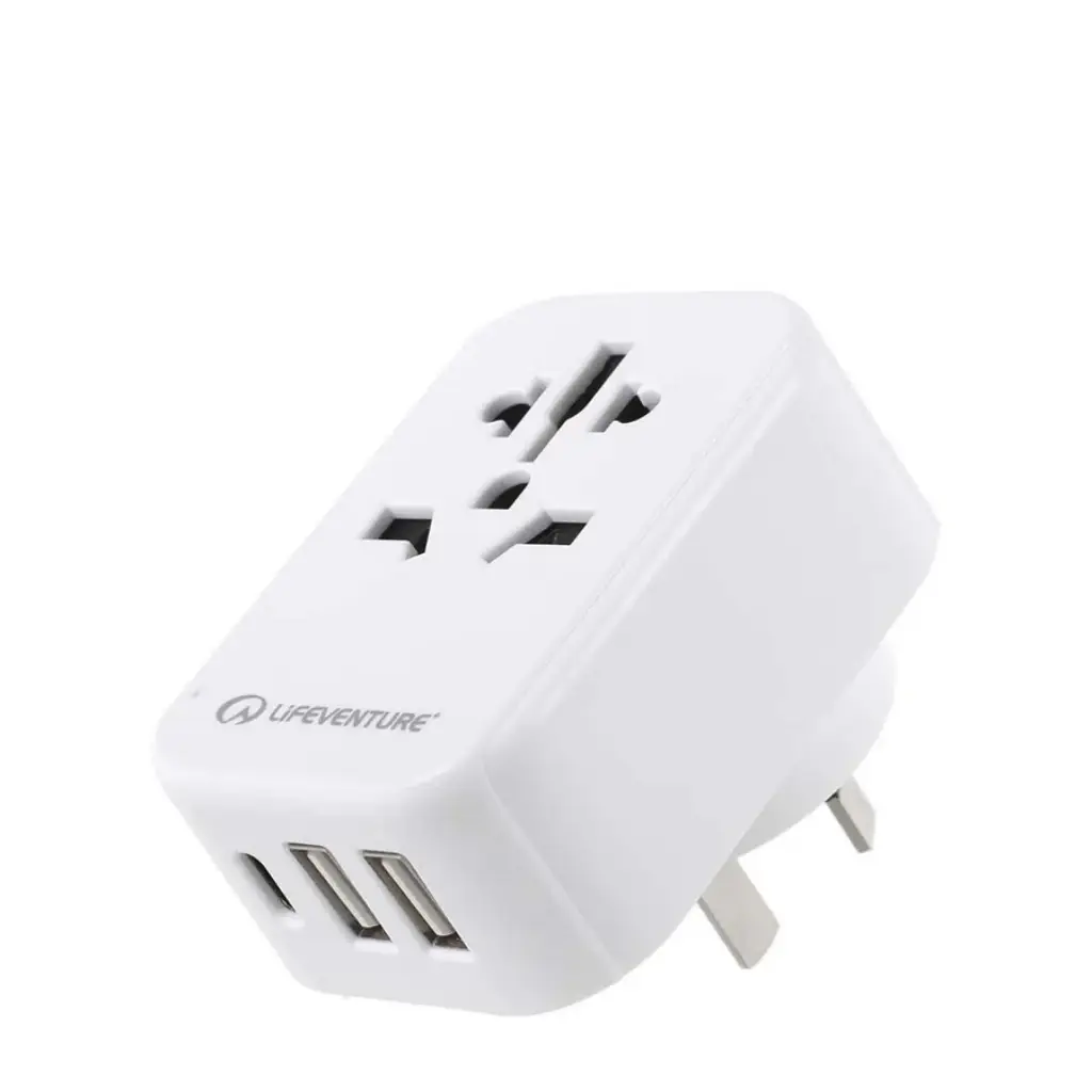 Lifeventure World To Europe USB Travel Adapter